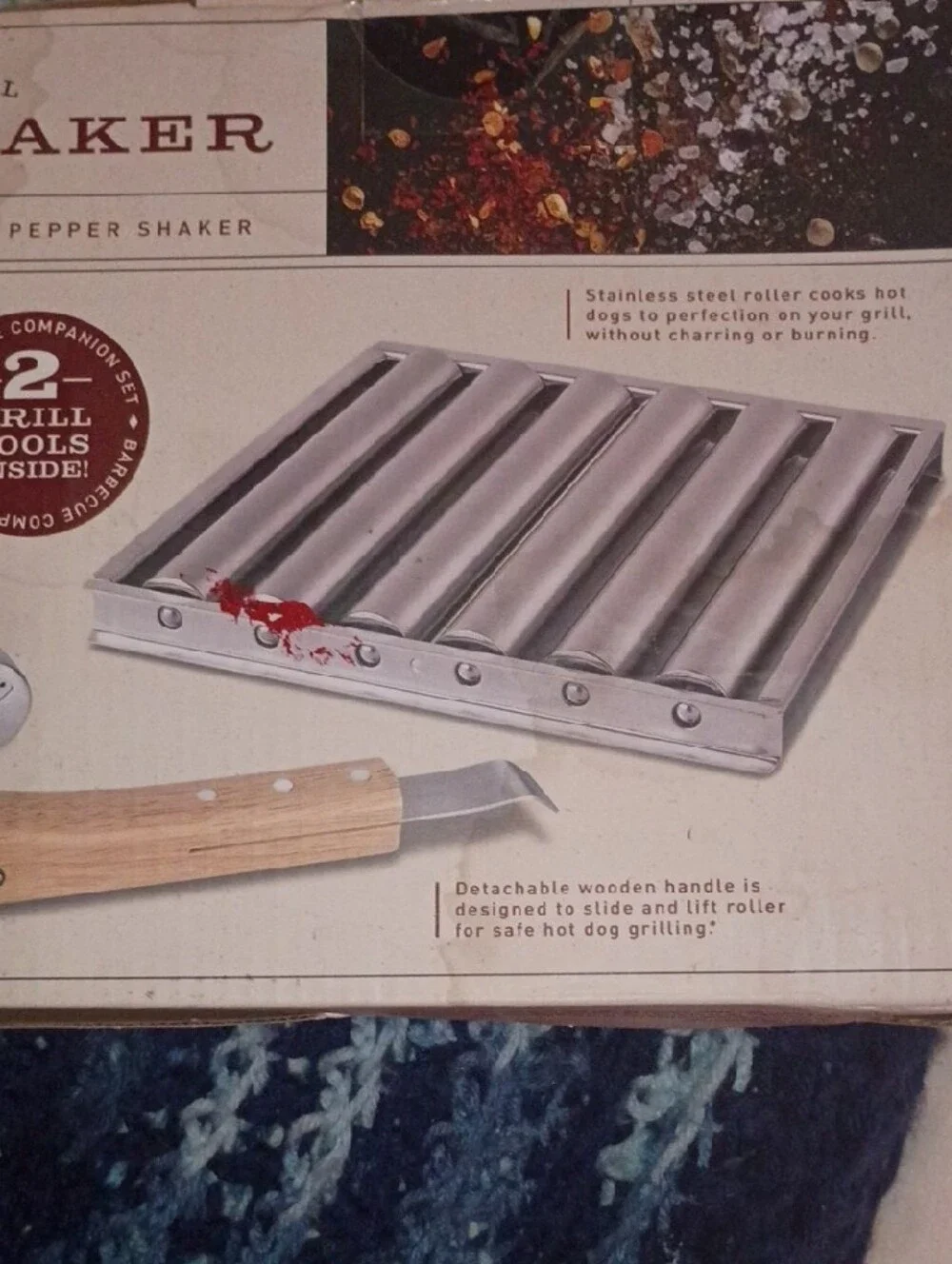 Parini Roller & Shaker Grilling Set